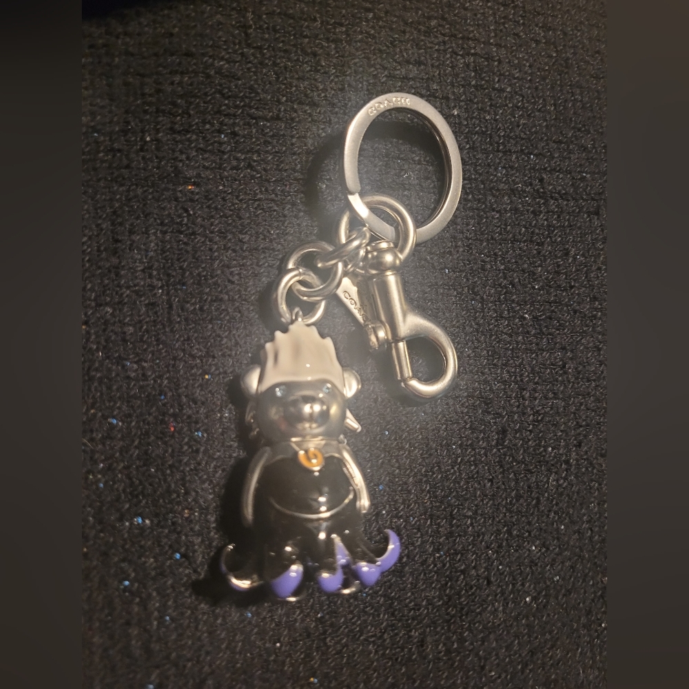 Coach and Disney Ursula Bear bag Charm